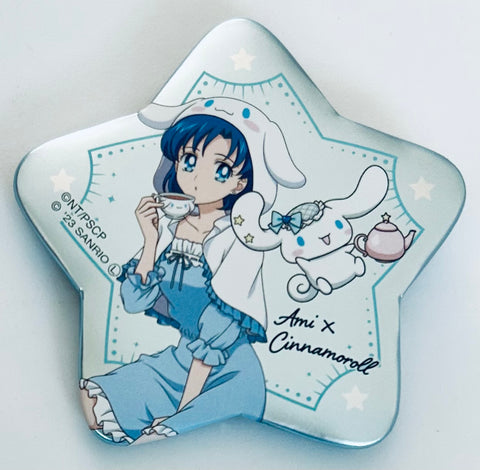 Bishoujo Senshi Sailor Moon Series - Sanrio Characters - Cinnamoroll - Mizuno Ami - Pretty Guardian Sailor Moon Series x Sanrio Characters Kirakira Star Badge Collection - Star Badge (Ensky)