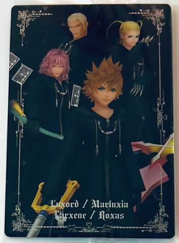 Kingdom Hearts - Luxord - Larxene - Marluxia - Roxas - Trading Card - Kingdom Hearts 20th Anniv. Trading Card (Bandai)