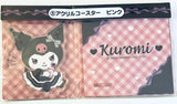 Sanrio Characters - Kuromi - Acrylic Coaster - Kuromi Atari Kuji (5) - Sanrio Atari Kuji - Pink (Sanrio)