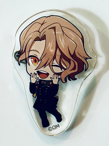 Obey Me! - Asmodeus - Acrylic Badge - Mini Chara - Obey Me! x mixx garden Devil's Night Christmas Trading Mini Chara Acrylic Badge (Eimo, Mixx Garden)