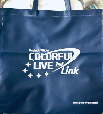 Project Sekai: Colorful Stage! feat. Hatsune Miku - Reusable Tote Bag - Project Sekai COLORFUL LIVE 1st -Link- 4 major bonus set" SS seat ticket benefits