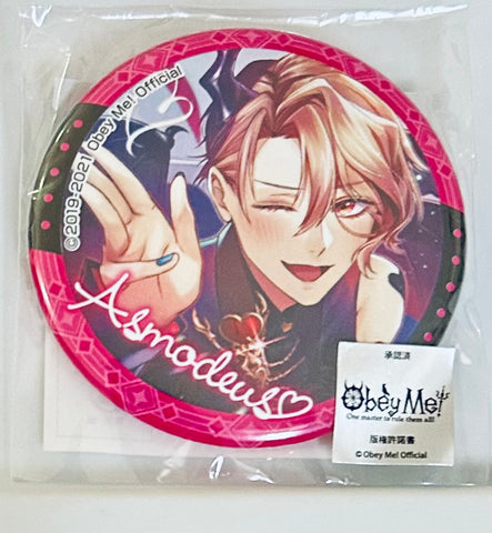 Obey Me! - Asmodeus - Badge - Kuji Mate - Obey Me! Kuji Mate (D Prize) (Animate, Medicos Entertainment)