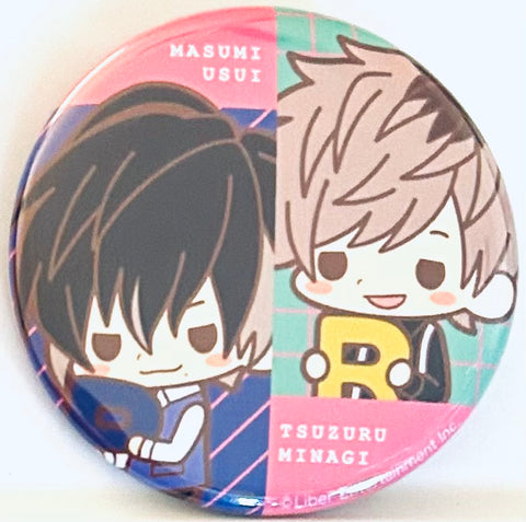 A3! - Minagi Tsuzuru - Usui Masumi - Badge - es Series nino - es Series nino Trading Can Badge Collection A3! Sakurai ver.- Kaika no Kiseki - Vol.1 (Kotobukiya)