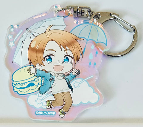 Hetalia World☆Stars - America - Aurora Acrylic Keychain - Dress Collection Mini - Hetalia World☆Stars Trading Aurora Acrylic Keychain Dress Collection Mini (D-Techno)