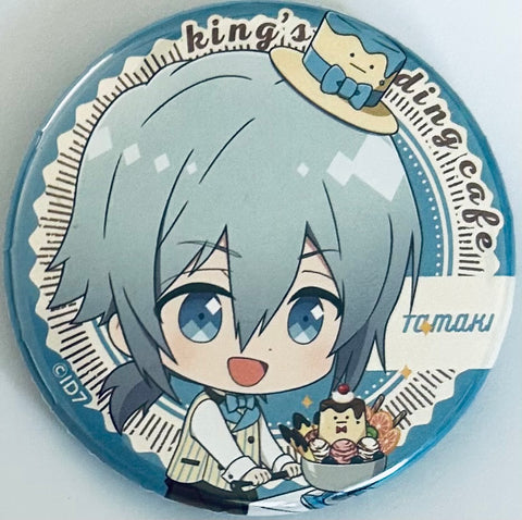 IDOLISH7 - Yotsuba Tamaki - "Idolish 7 × animatecafe" - Trading Can Badge - King Pudding Cafe Ver.