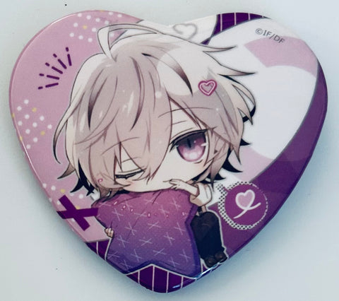 Collar x Malice - Okazaki Kei - Heart Can Badge