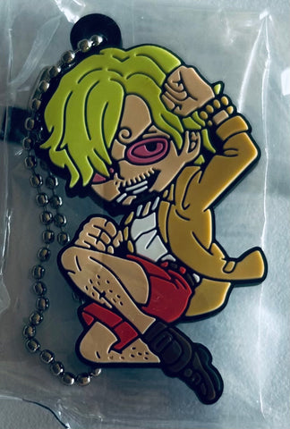 One Piece Film Red - Sanji - Muten Kurazushi x ONE PIECE FILM RED - Muten Kurazushi x ONE PIECE FILM RED Original Rubber Keyholder - Rubber Keychain (Kura Corporation)