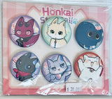 Honkai: Star Rail - Kafka - Luocha - Jing Yuan - Seele - Silver Wolf - Blade - Badge (Set) - Honkai: Star Rail Little Cat Series (miHoYo)