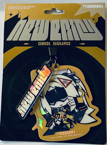 Zenless Zone Zero - Trigger - Acrylic Keychain - Zenless Zone Zero Character Series Q Version - Obol Squad (miHoYo)