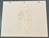 Card Captor Sakura - Daidouji Tomoyo - Oversized Anime Cel w/Douga and Non Matching Background - Movie 1 - B13