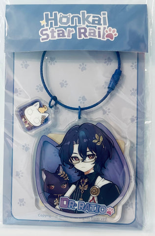 Honkai: Star Rail - Dr. Ratio - Acrylic Keychain - Honkai: Star Rail Little Cat Series (miHoYo)