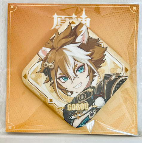 Genshin Impact - Gorou - Square Badge - Offline Store Series Peripherals (Mihoyo)