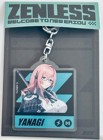 Zenless Zone Zero - Tsukishiro Yanagi - Acrylic Keychain - Family Mart x Zenless Zone Zero - Zenless Zone Zero Six Lesson Daily Series (Family Mart, miHoYo)
