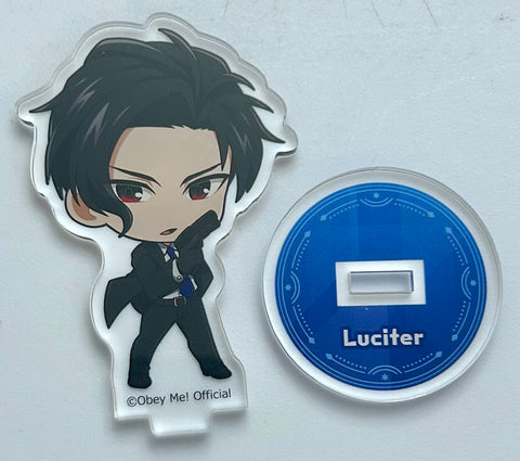 Obey Me! - Lucifer - Acrylic Stand - Mini Chara - Obey Me! x mixx garden Card Puchi Collection Trading Mini Chara Acrylic Stand (Eight Entertainment, Mixx Garden)