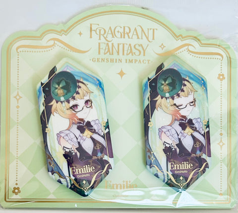 Genshin Impact - Emilie - Badge (Set) - Genshin Impact Fragrant Fantasy Series (miHoYo)