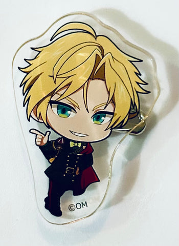 Obey Me! - Satan - Acrylic Badge - Mini Chara - Obey Me! x mixx garden Devil's Night Christmas Trading Mini Chara Acrylic Badge (Eimo, Mixx Garden)