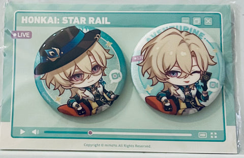Honkai: Star Rail - Aventurine - Badge (Set) - Honkai: Star Rail Owlbert's Studio (miHoYo)