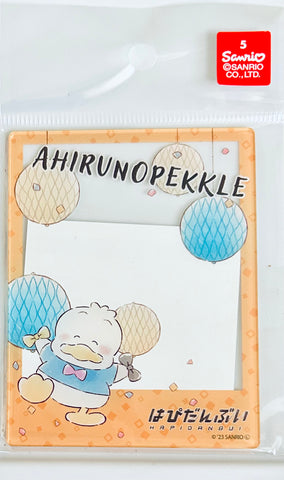 Sanrio Characters - Ahiru no Pekkle - Acrylic Clear Card - Balloon Ver. (A3)