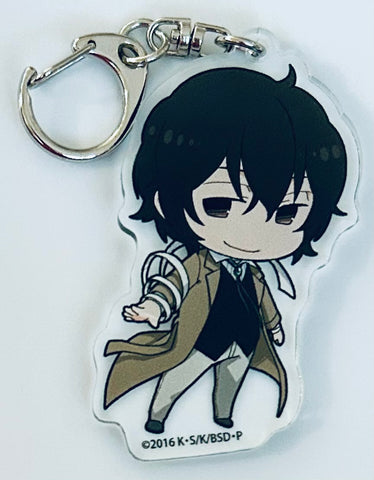 Bungou Stray Dogs - Dazai Osamu - Acrylic Keychain - Bungou Stray Dogs × Animate Cafe - Keyholder (Animate)