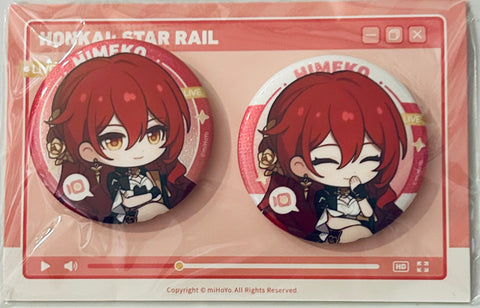 Honkai: Star Rail - Himeko - Badge (Set) - Honkai: Star Rail Owlbert's Studio (miHoYo)