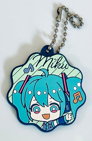Piapro Characters - Hatsune Miku - Rubber Keychain - MIKUMIKU FRIENDS (Synapse Japan)
