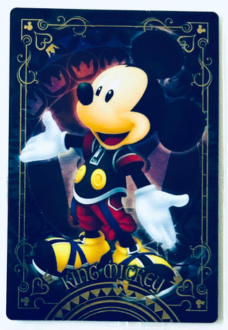 Kingdom Hearts - King Mickey - Wafer Card No. 17 - Bandai Disney