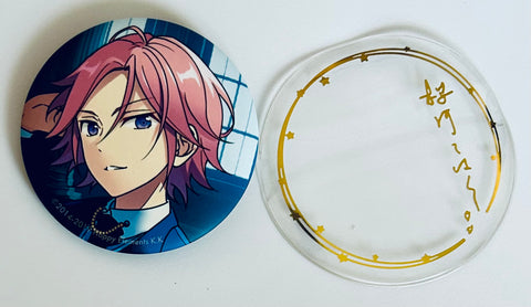 Ensemble Stars!! - Oukawa Kohaku - Can Badge with Gold Signature Cover - Ensemble Stars!! SMILE Character Badge Collection (Animate, Movic, Toy's Planning)