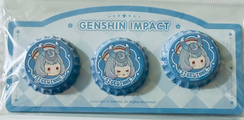 Genshin Impact - Sigewinne - Bottle Cap Badge (Set) - Genshin Impact Fragrant Fantasy Series (miHoYo)