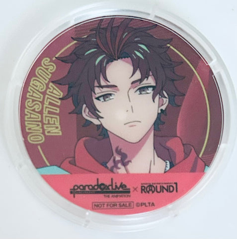 Paradox Live - Sugasano Allen - Acrylic Coaster - Paradox Live THE ANIMATION x Round One First Half Collaboration Menu Order Bonus