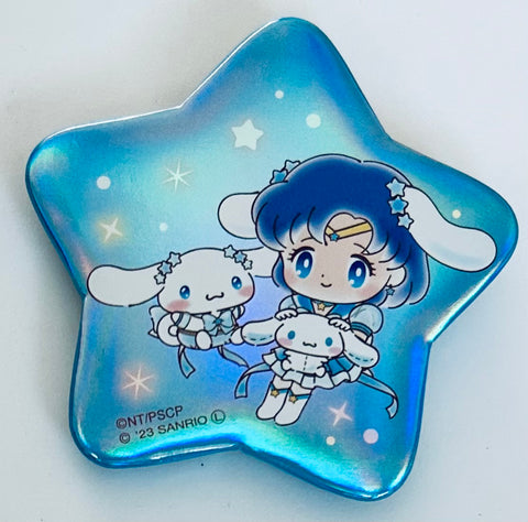 Gekijouban Bishoujo Senshi Sailor Moon Cosmos - Sanrio Characters - Cinnamoroll - Eternal Sailor Mercury - Sailor Moon Cosmos Movie x Sanrio Characters Aurora Star Badge Collection - Star Badge (Ensky)