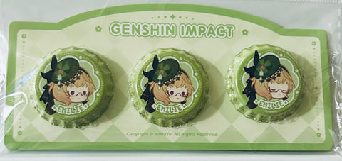 Genshin Impact - Emilie - Bottle Cap Badge (Set) - Genshin Impact Fragrant Fantasy Series (miHoYo)