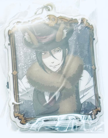 Kuroshitsuji ~Book of Circus~ - Sebastian Michaelis - Earphone Jack Accessory - Mobile Cleaner - Strap - B (Broccoli)