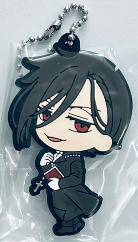 Kuroshitsuji ~Kishuku Gakkou-hen~ - Sebastian Michaelis - Kuroshitsuji ~Kishuku Gakkou-hen~ Capsule Rubber Mascot - Rubber Mascot (Bandai)