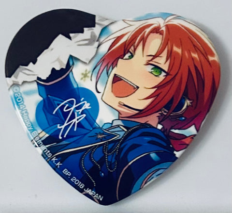 Ensemble Stars! - Tsukinaga Leo - Ichiban Cafe Ensemble Stars! ~Heart-pounding! Chocolate Party♪~ Heart-shaped Can Badge Part 2 (Banpresto)