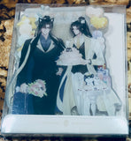 Er Ha He Ta De Bai Mao Shi Zun - The Husky and His White Cat Shizun - Mo Ran - Chu Wanning - Birthday Series Ver. - Glitter Quicksand Acrylic Ornament (NanManShe)