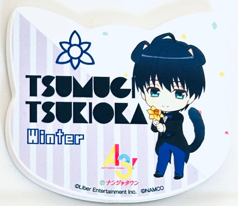 A3! - Tsukioka Tsumugi - A3! in NamjaTown - Badge - Magnet - Magnet Badge - NamjaTown - Neko (Namco)