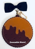 Key Holder Mascot (Character Actor) Chocolate Dip Ribbon Biscuit Bag Charm (Can Badge Holder) 「 Ensemble Stars! 」