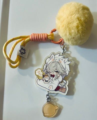 Honkai: Star Rail - Jing Yuan - Acrylic Keychain - Honkai: Star Rail Boy's Dormitory Series (miHoYo)