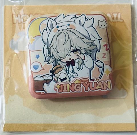 Honkai: Star Rail - Jing Yuan - Honkai: Star Rail Boy's Dormitory Series - Square Can Badge (miHoYo)