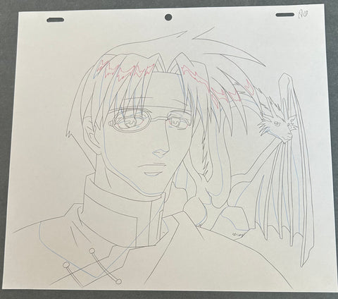 Saiyuki - Cho Hakkai and Jeep - Douga - Episode ?? - A1Key - Production Sketch