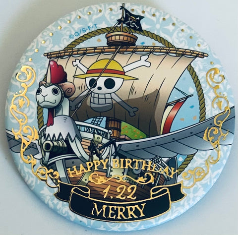 One Piece - Going Merry - Jewelry Can Badge - One Piece Birthday Item - One Piece Birthday Jewelry Can Badge - One Piece Birthday Jewelry Can Badge January (Brujula, Mugiwara Store)
