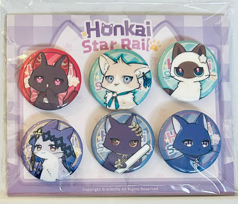 Honkai: Star Rail - Badge (Set) - Honkai: Star Rail Little Cat Series (miHoYo)