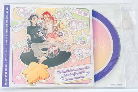 The Guy She Was Interested in Wasn't a Guy at All - Ki ni natteru Hito ga Otoko jyanakatta - Sanrio Characters - Hello Kitty - Koga Mitsuki - Kuromi - Oosawa Aya - Acrylic Board - Ki ni natteru Hito ga Otoko jyanakatta x Sanrio Characters (A3)