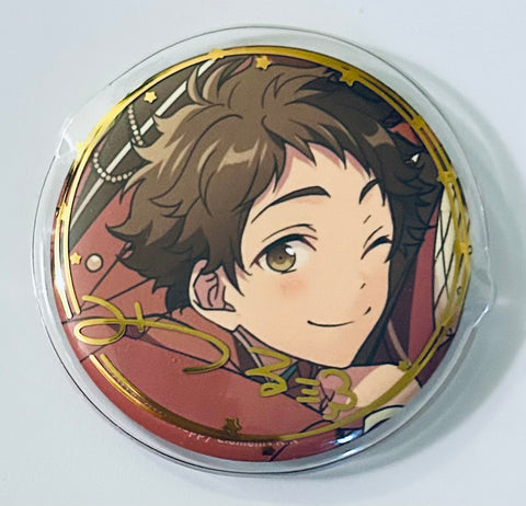 Ensemble Stars!! - Tenma Mitsuru - Can Badge with Gold Signature Cover - Ensemble Stars!! SMILE Character Badge Collection (Animate, Movic, Toy's Planning)