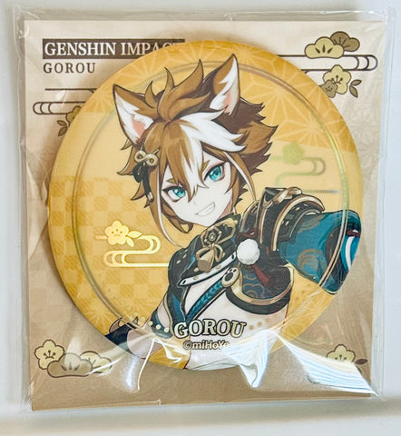 Genshin Impact - Gorou - Can Badge - Inatsu Castle Theme Series (Mihoyo)