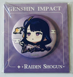 Genshin Impact - Shougun - Can Badge - Emoticon Series Pearl Craft Badge - Q Version (Mihoyo)