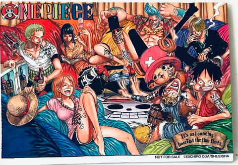 One Piece - Brook - Franky - Monkey D. Luffy - Nami - Nico Robin - Roronoa Zoro - Sanji - Tony Tony Chopper - Usopp - Magnet - Magnet Sheet