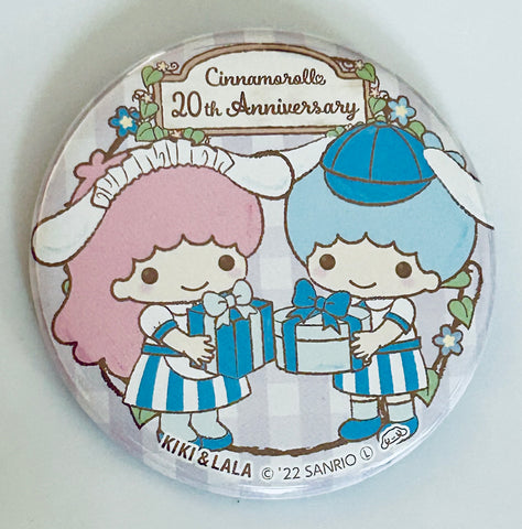 Sanrio Characters - Little Twin Stars - Can Badge - Cinnamoroll 20th Anniversary (Sanrio)