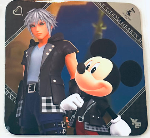 Kingdom Hearts III - Riku - King Mickey - Coaster - Kingdom Hearts III x SQUARE ENIX CAFE TOKYO Drink order bonus
