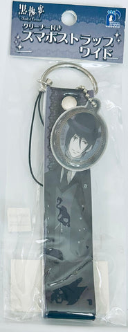 Kuroshitsuji ~Book of Circus~ - Sebastian Michaelis - Mobile Cleaner - Strap (Penguin Parade)